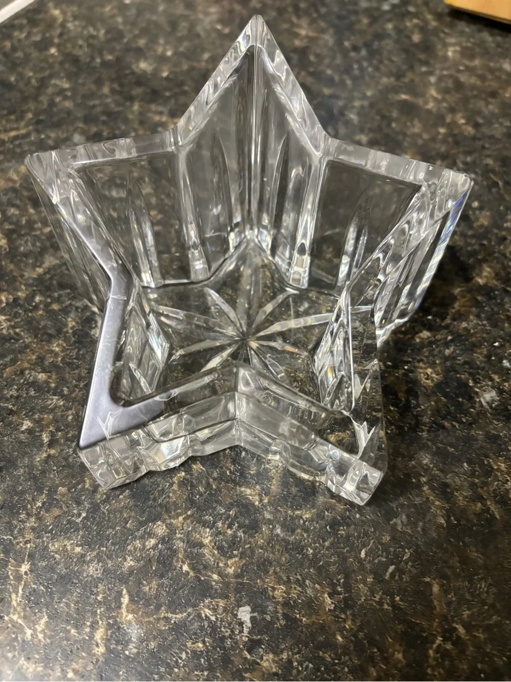 Waterford  Crystal Star Candle Holder/ Candy Dish